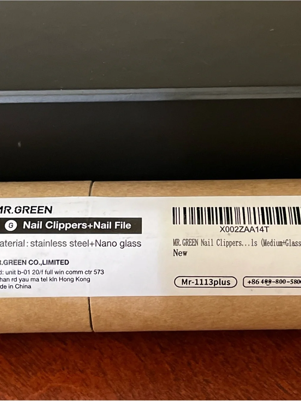 Mr Green nail clippers and nano glass nail file